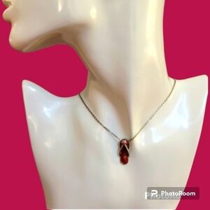 3/$30 Kidcore Enamel Beach Sandal Pendant Chain Necklace